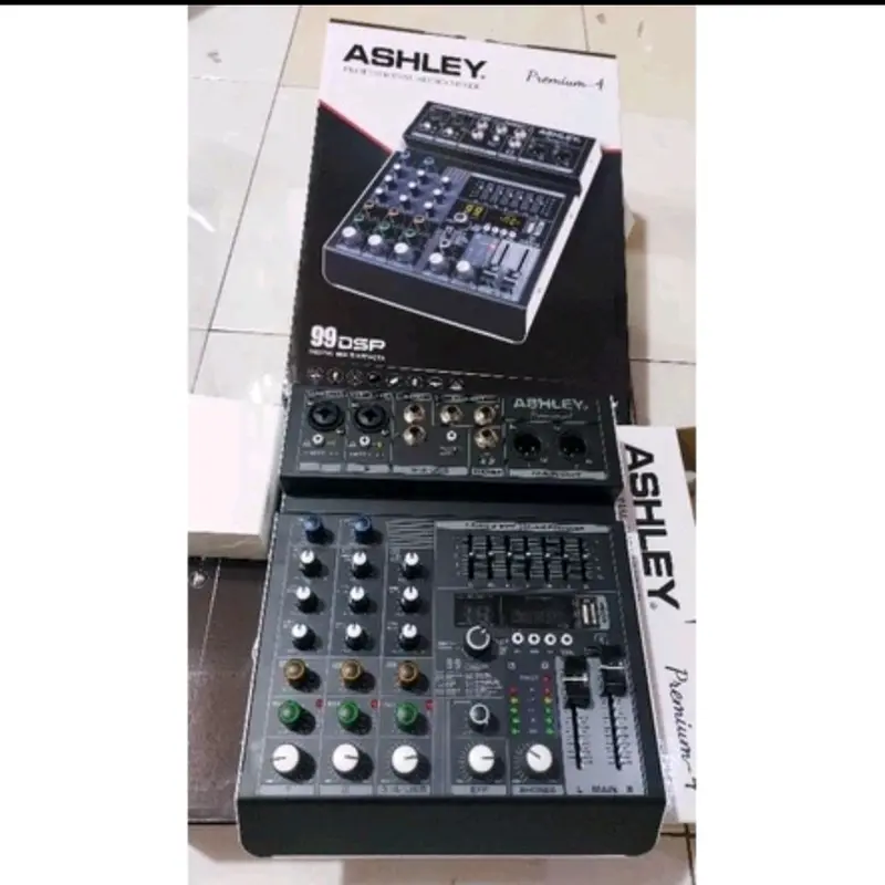 Professional Audio Mixer PREMIUM 4 ASHLEY. Premium 4 .Bluetooth .USB.Soundcard Original . 2