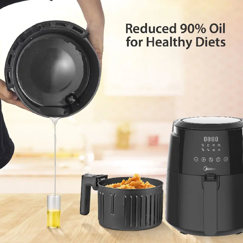 Midea Air Fryer MF-CN35B Kapasitas 4,7 Liter - Penggoreng Tanpa Minyak- Anti Lengket - FREE ONGKIR JABODETABEK 3