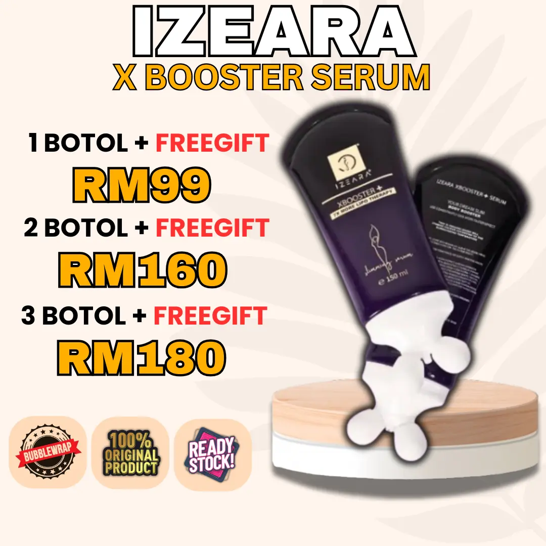 IZEARA X BOOSTER SERUM LOTIONS ORIGINAL HQ READY STOCK