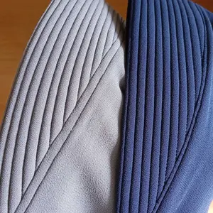 jilbab syari khimar salma 2 layer terbaru ped busa antem  model real di video panjang simple Muslim Kerudung