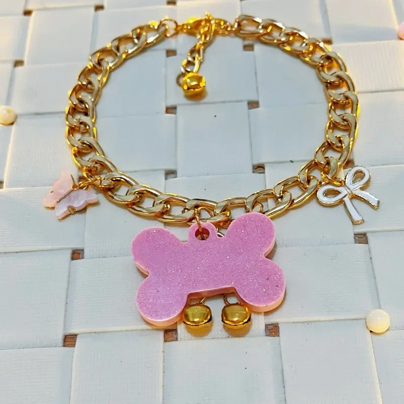 Kalung Kucing Anjing BISA CUSTOM NAMA |Liontin Kucing Anjing Custom Nama | pet collar | kalung rantai kucing | kalung preman 2