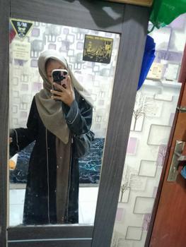 Product Review of ZARQA - Luna Gamis 2 | Abaya gamis sisesa Two Tone List Bisban Polos Muslim Turki Dewasa Remaja Lebaran terbaru 2025 Crinkle Mewah Maxi abaya santri Airflow Simple from c**🌜 1