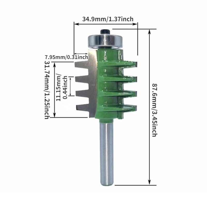 Product Introduction of 8mm Shank Router Bits Finger Joint Glue Cutter for Wood Tenon Woodwork Milling 19