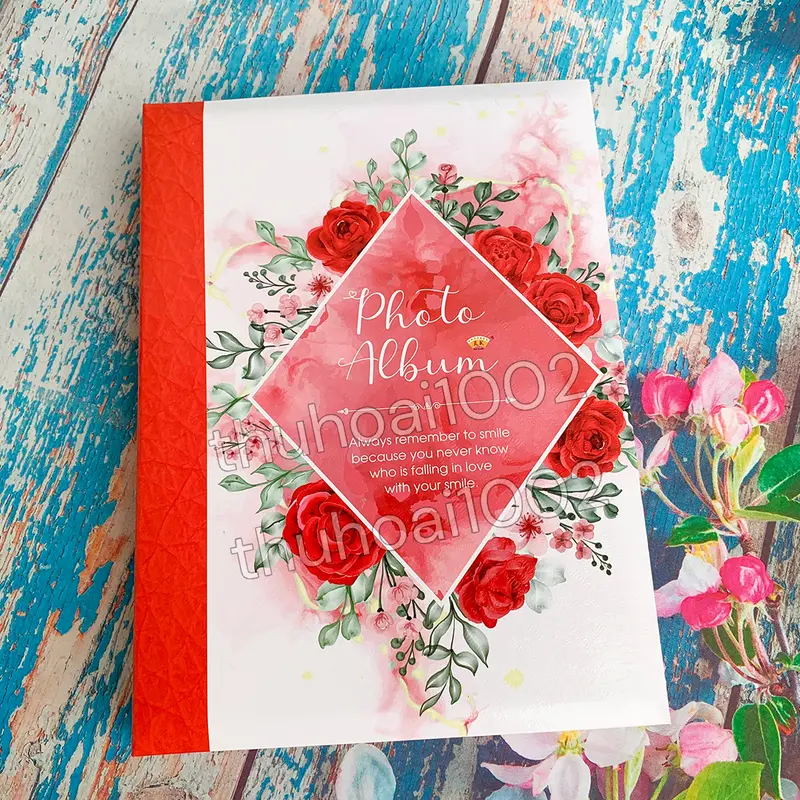 Album đựng 200 ảnh 15x21 bìa giấy cứng 2 ngăn ( đựng ảnh A5 ) 5