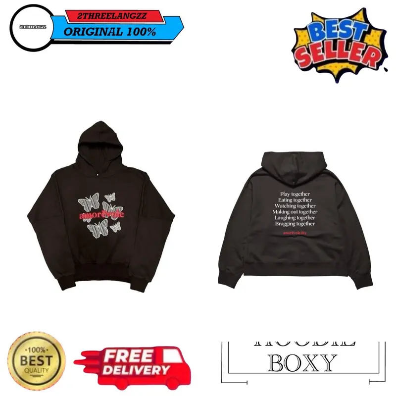 Hoodie AMOREVOLE.THY - Fly ROMANTIC 5