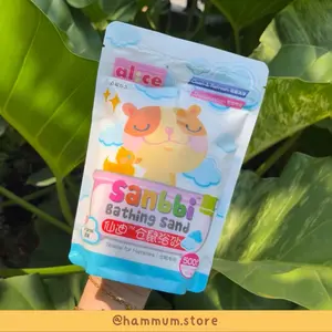 Pasir Hamster Sanbbi Original 500gr | Pasir Mandi Hamster Tanpa Pewangi | Toilet Hamster