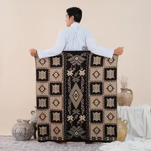AT-THAR Sarung Al Husain Rayon Super Premium Motif Batik Elegan Busana Muslim Pria Dewasa Terbaru