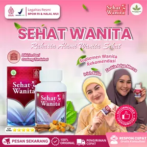 Sehat Wanita Original Herbal Khusus Bantu Masalah Kewanitaan Isi 50 & 100 Kapsul BPOM Halal MUI