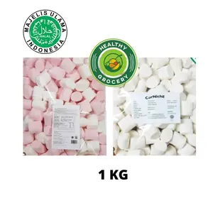 Corniche Marshmellow Mega Pink White 1Kg / Mega Snow White 1Kg / Marshmellows