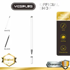 YESPLUS Pensil Stylus YS-1310 untuk Smartphone & Tablet 2 - 1 Aluminium Pena