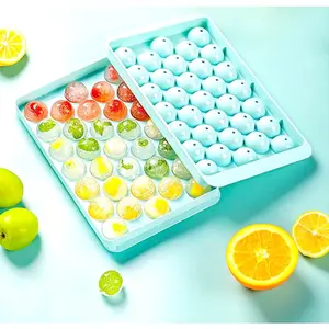 (RDM) Cetakan Es Bola Mini 33 Sekat / Alat Pencetak Pudingg Homemade Jelly Bulat Bahan Food Grade