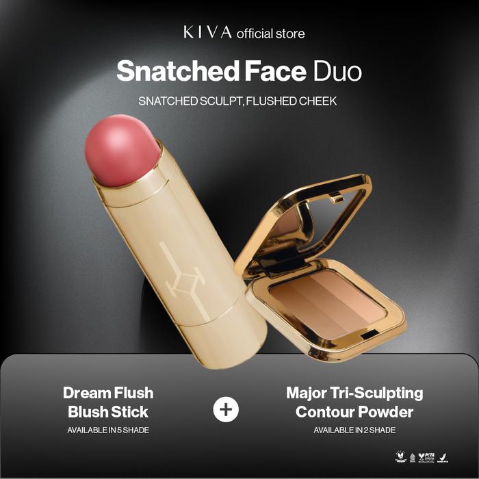 Gambar KIVA Glow Cheek Duo [Contour + Blush Stick] - Cool, Sunday Brunch dari Kiva Cosmetics Kab. Tangerang Tokopedia