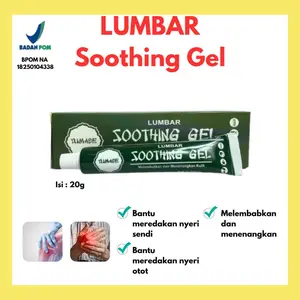 YUMABE Lumbar Soothing Gel 20gr - Gel Pereda Nyeri Otot & Sendi Melembapkan Menenangkan Kulit Adem Nyaman Tidak Lengket