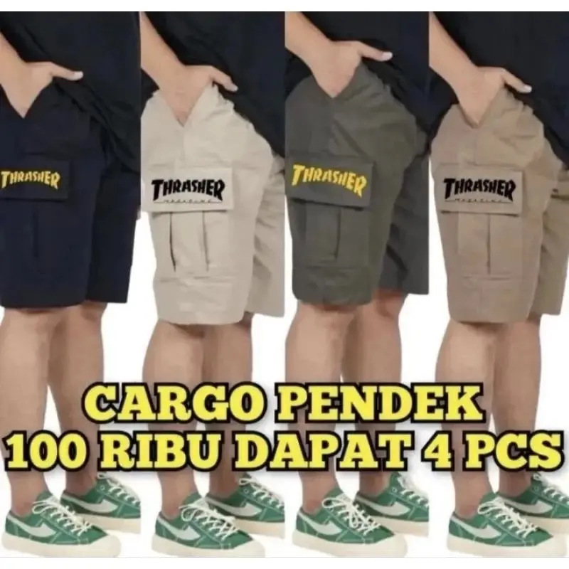 CELANA PENDEK PRIA || CELANA CARGO PENDEK PRIA PREMIUM