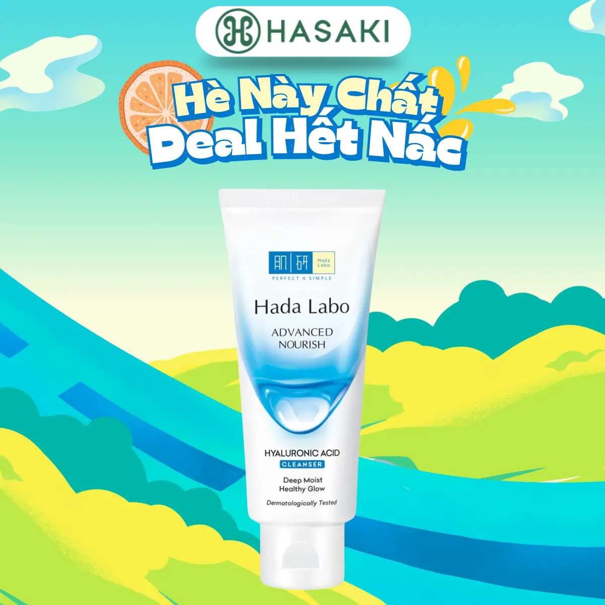 Kem Rửa Mặt Hada Labo Dưỡng Ẩm 80g | HASAKI BEAUTY