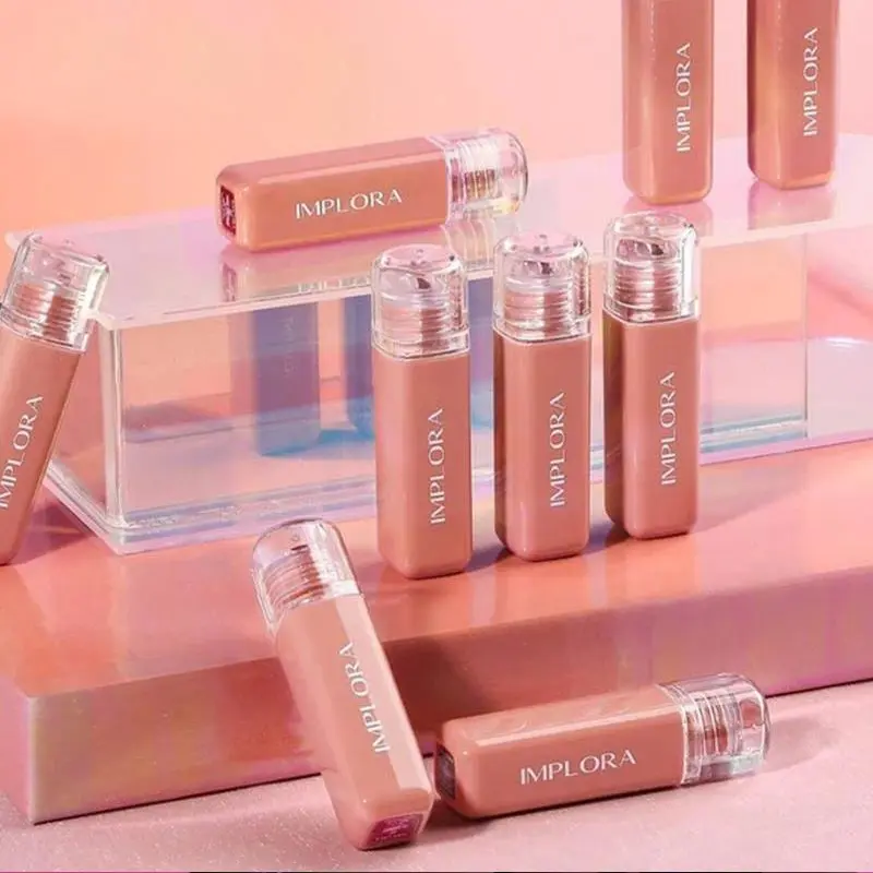 Implora Jelly Tint Lipstik Gel Gloss 5ML - Bibir Halus, Bervolume, dan Melembabkan Bibir - Orange 0