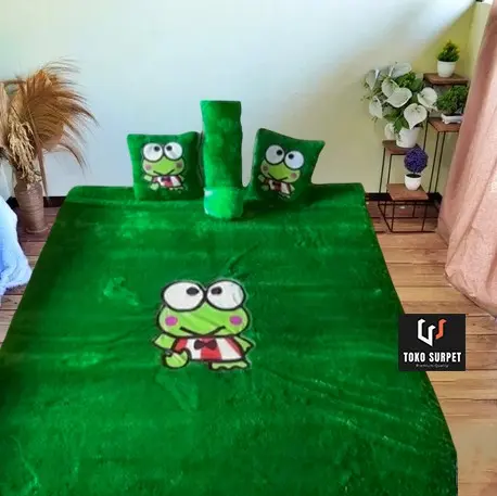 SURPET Kasur Karpet Motif Karakter Ukuran 165x120 Bonus 2 Bantal & 1 Guling Ukuran Kecil [Terlaris] Dekorasi 1