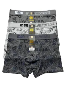 Esuna Promo 3 Pcs Boxer Pria Motif Printing Isi 3 Pcs Celana Dalam Laki Laki Premium Katun Nyaman Size M L XL XXL XXXL