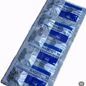 Multivitamin kadi tic 50mg/ 1 strip obat sakit gigi, gusi bengkak, anti bengkak dan nyeri