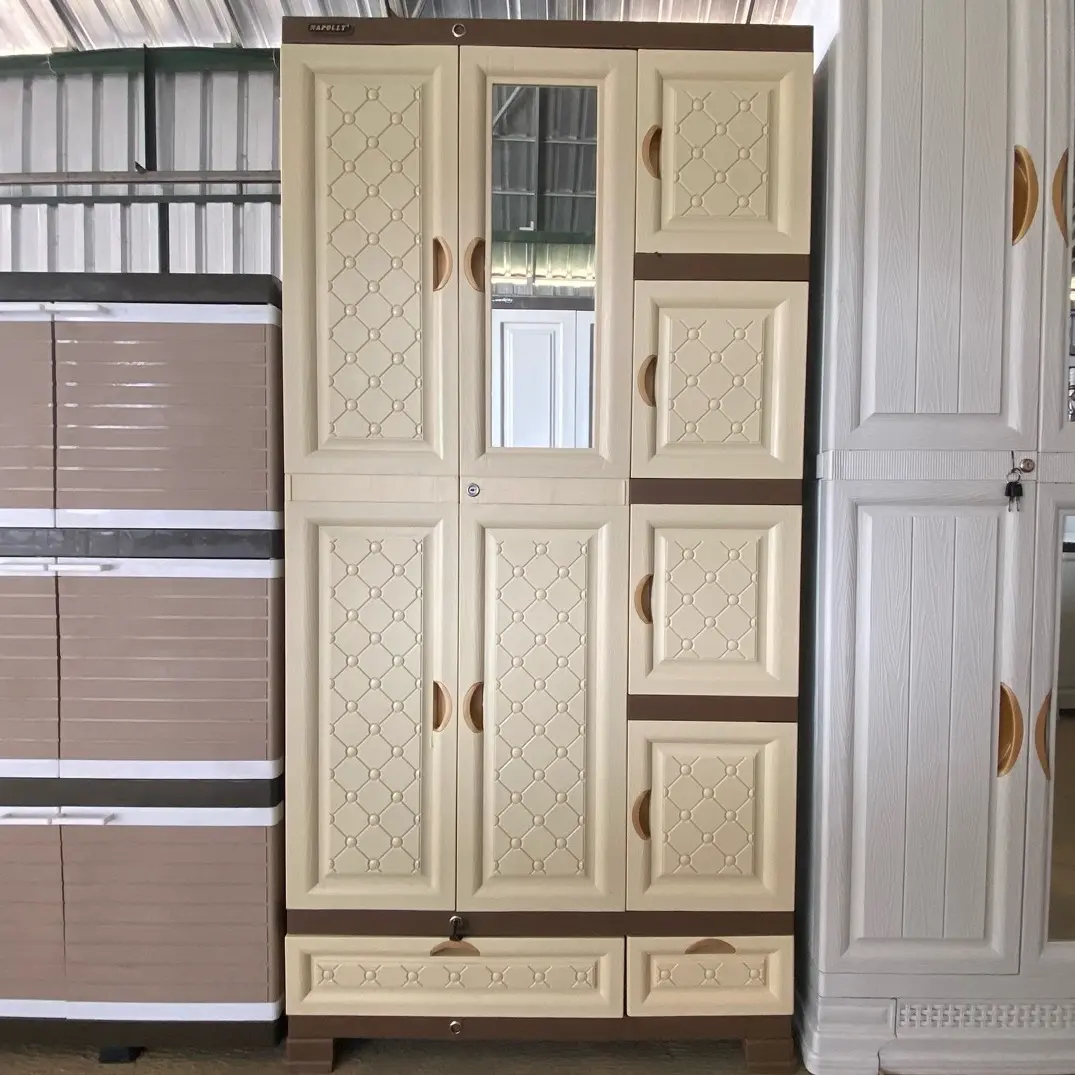 Lemari plastik napolly Minicab 3pintu
