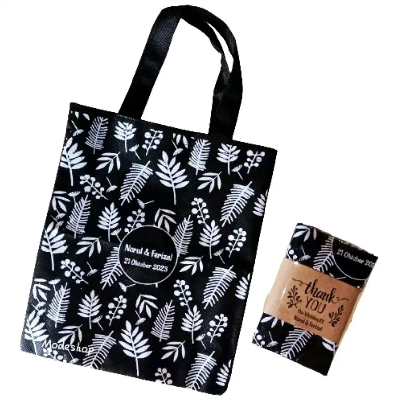 Tas Tote Bag Souvenir Pernikahan Gerabah Wedding Murah