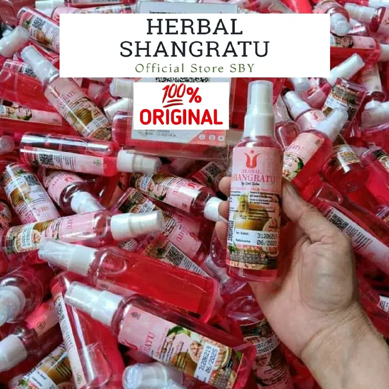 [ Paket Reseller = 5 ] Herbal shangratu by Sari salon Official 100ml - Original Bergaransi - Distributor Resmi Surabaya Perawatan Tubuh 5