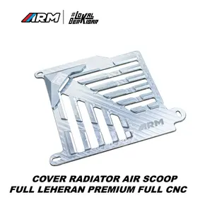 ARM COVER RADIATOR AIR SCOOP FULL LEHERAN PREMIUM FULL CNC   Motorcycle Baut Engine