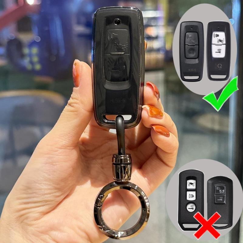 Vỏ Chìa Khóa Xe Máy Chất Liệu TPU Thời Trang Thích Hợp Cho HONDA PCX125 PCX160 SH350 SH300 VISION NS110R XADV750 Vỏ Bảo Vệ Chống Trộm Phụ Kiện Ô Tô