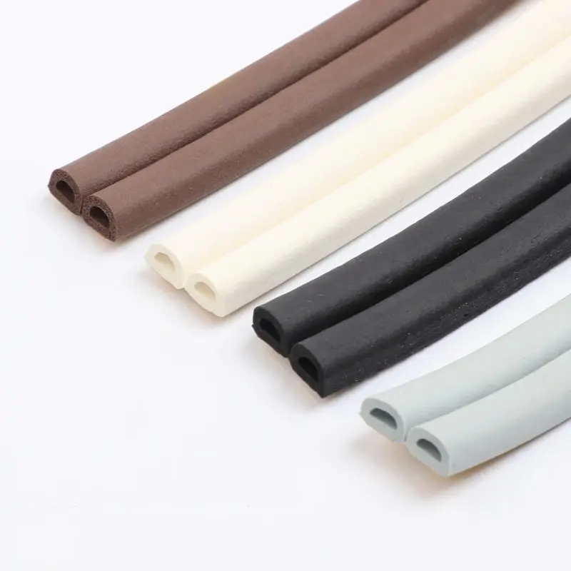 TaffHOME Lis Penghalang Debu Pintu Door Bottom Sealing Strips 2x2.5M D - ESPV5 - Black