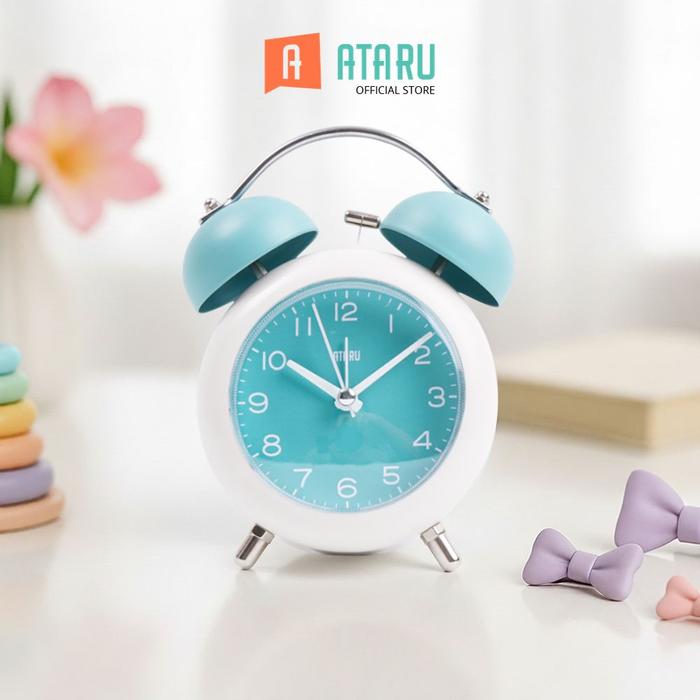 Gambar Ataru Jam Weker Twin Bell Alarm Clock Waker Clock Jam Alarm Digital Dekorasi Kamar Tidur - Hijau dari Ataru_NEW Kab. Bogor 5 Tokopedia