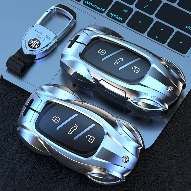 Vỏ Chìa Khóa Từ Xa Cho Xe Hơi, Vỏ Chìa Khóa, Vỏ Fob, Móc Chìa Khóa Cho MG6 Mg ZS HSEZS MG5 EZS Mg HSEV 2