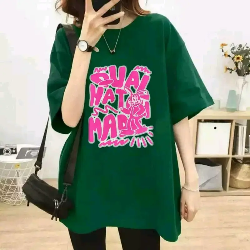 Kaos Oversize Wanita / Kaos Distro Wanita  / Baju Kaos Distro /  Kaos Oversize Unisex / Kaos Oversize CottonCombed / COD TERSEDIA 3 SIZE L-XL-XXL Motif Nyaman 5