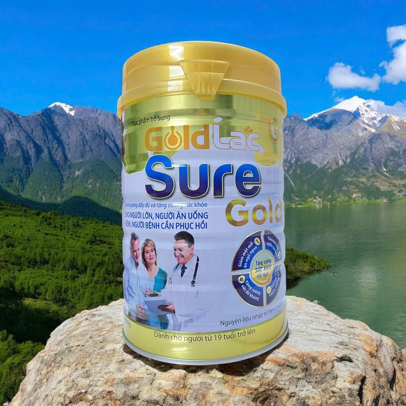 Sữa Sure Gold 900g - Sữa Dành Cho Người Già Tăng Sức Đề Kháng và Phục Hồi Sức Khỏe - Tim mạch (Goldlac)
