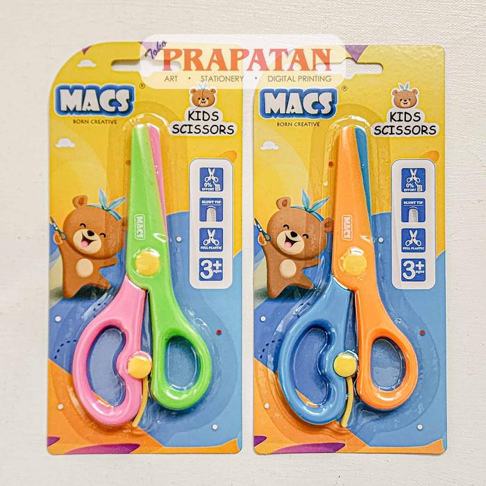 Gambar Gunting Macs Anak | Kids Scissors - Warna dari Toko Prapatan_NEW Kota Administrasi Jakarta Timur Tokopedia