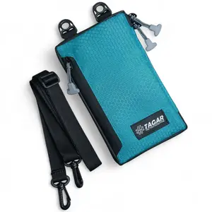 TAGAR - Hanging Wallet HORNET Motif Hexagon Tas Handphone Kartu Pria Wanita Multifungsi Saku Transparan dompet cowo