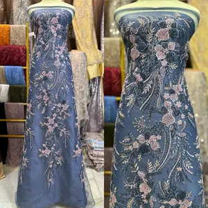 kain tille calista exclusive full accesories multitone quality grade A premium / bahan brukat kebaya modern / gaun pesta / wedding dress bridesmaid gaun pesta