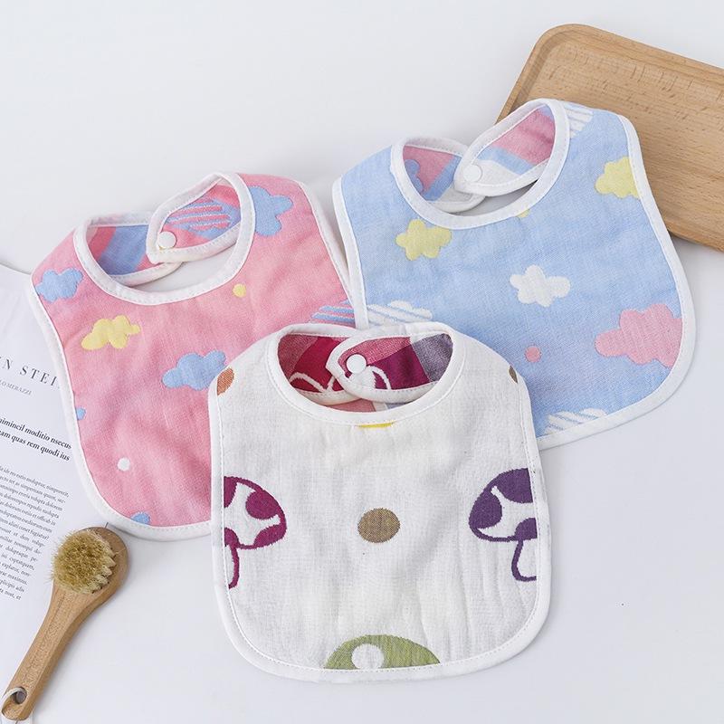 Product Introduction of Baby Washable U Shaped Bib Toddler Absorbent Soft Bib Gauze Saliva Towel 32