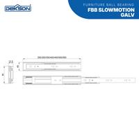 Gambar DEKKSON Furniture Ball Bearing Rel Laci Dorong FBB DT45 Slowmotion GALV - 250MM dari Dekkson Official Shop Kota Administrasi Jakarta Barat 4 Tokopedia