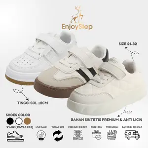 Enjoystep - Sepatu Anak Perempuan dan laki laki Sepatu Sneakers Anak Fashion Import Premium Quality S199 + S206 + S209