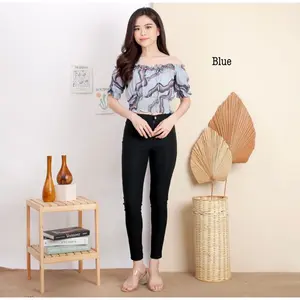 [ Siro ] Atasan Sabrina Jeviani Crop Top Rayon Twill Halus Premium || Atasan Sabrina / Atasan Crop top / Atasan Korea / Atasan Casual / Atasan Kekinian / Atasan Terbaru