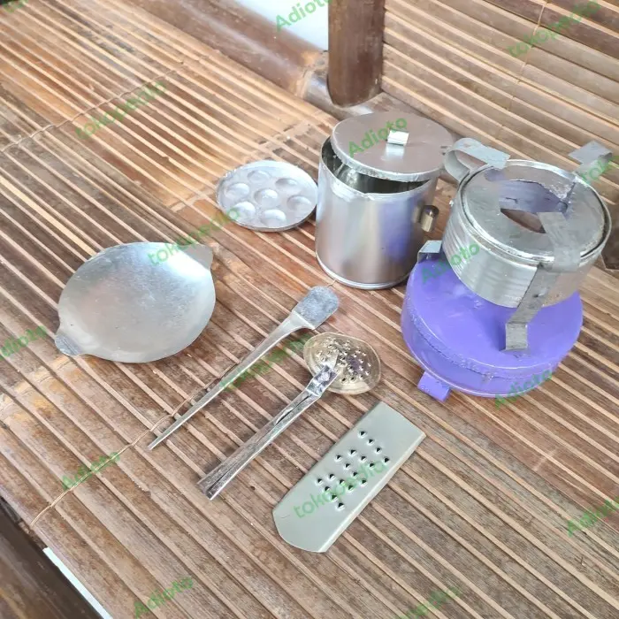 Mainan Alat Masak Seng / Masak Masakan Tradisional / Mainan Jadul