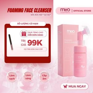 Sữa rửa mặt tạo bọt MeO Foaming Face Cleanser làm sạch sâu, sáng da dung tích 100ml