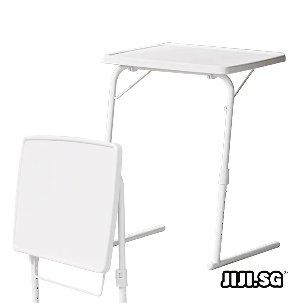 (JIJI SG) ALFHILD Height Adjustable Beside Table - TABLE / OUTDOOR / Foldable Table / Furniture / Fold Table