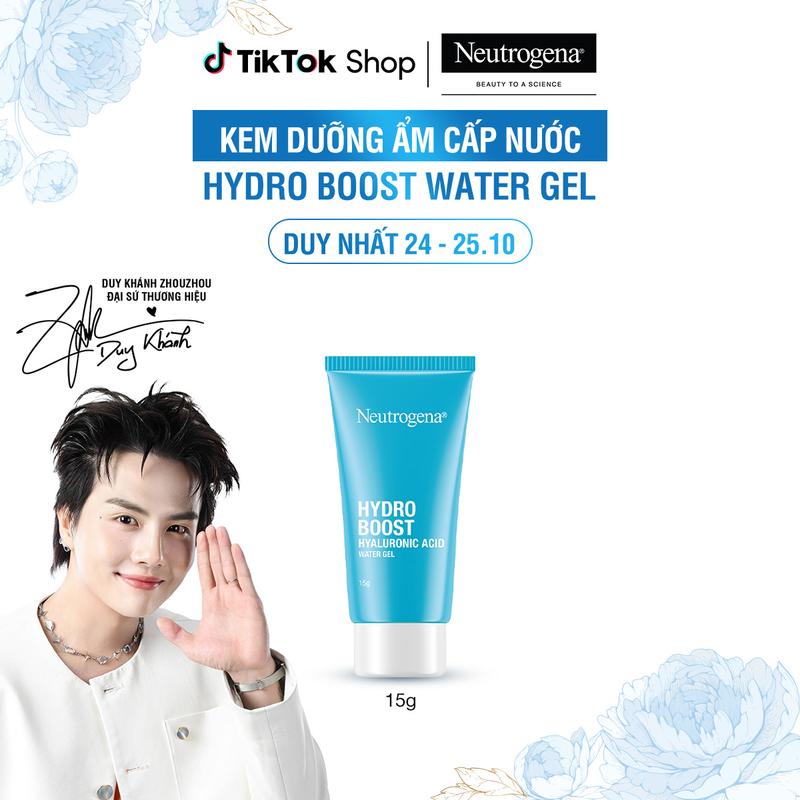 Kem dưỡng cấp nước cho Da dầu Neutrogena Hydro Boost Hyaluronic Acid Water Gel 15g - Skincare Nữ | Chăm sóc da | Làm đẹp da