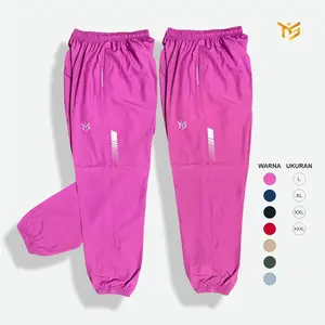 TS - Celana Jogger Trening Panjang Parasut Dewasa | Celana Olahraga Gym Running Yoga Senam Badminton
