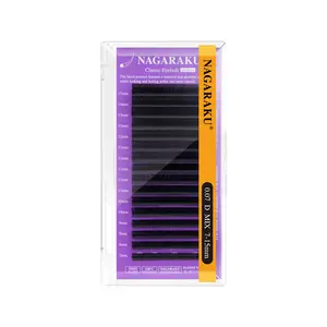 Nagaraku Classic Air Series Eyelash Extension D, C Curl / Single Eyelash / Bulumata palsu