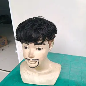 Hairtop Touppe Penutup Botak Cowo Keren Model Ikal Hitam Untuk Rambut Tipis Dan Beruban Pria