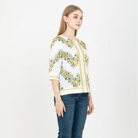 Gambar N2 - Atasan Katun Motif Bunga 29707 - Putih, M dari Sisters Fashion Group Kota Administrasi Jakarta Utara 2 Tokopedia