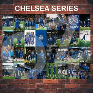 POSTER CHELSEA / POSTER BOLA / POSTER DINGDING AESTHETIC / MURAH ISI 32 LEMBAR