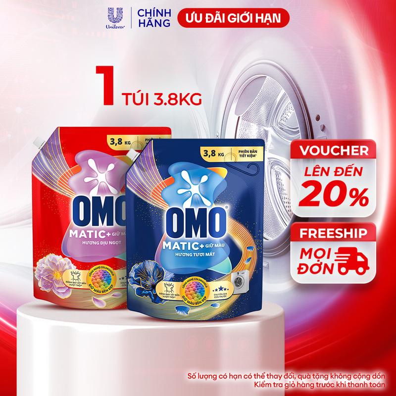 Nước giặt OMO Matic Chuyên Gia Giữ Màu 3.8KG